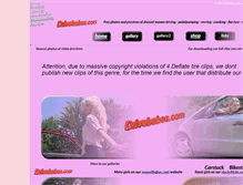 Tablet Screenshot of drivebabes.com